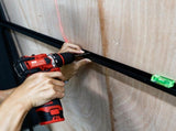 PVC Slatwall Panel Kit, 4x8ft Garage Wall Storage System with Safety-Lock Hooks, Lightweight W2787P513133