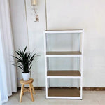 ZUN Storage Rack Shelving Unit Storage Shelf Steel Garage Utility Rack 4-Shelf Adjustable Shelves Heavy 03812757