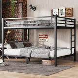 Metal Queen over Queen Bunk Bed for Teens and Adults,Space-Saving/Noise Reduced/No Box Spring 00245031