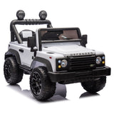 ZUN Licensed 2015 Land Rover Defender 90,24V Kids Ride On XXL Car W/Parents Control,2wd,Four-wheel W1396P190412