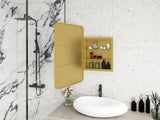 Rectangle Medicine Cabinet Mirror Bathroom Mirror Storage Wall Mounted Medicine Mirror Cabinet W688P210791