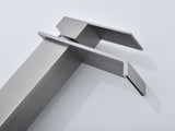 Waterfall Spout Bathroom Sink Single Handle Faucet with Pop-Up Drain 18574932