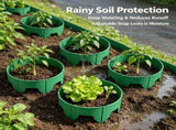 12 pcs Adjustable Interlocking Plant Grow Rings, PP Plastic Plant Guard with SnapTogether Panels, 75549765