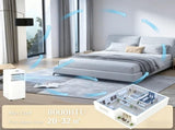 Mobile Air Conditioner for Home Cooling and Dehumidifying, Remote Control, 24H Timer, LED Display 36388773