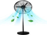 20 Inch Pedestal Floor Fan 5000CFM, Oscillating Standing Fan, Adjustable Rod, 100% BLDC Copper 93438497