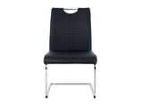 Modern Dining Chairs with Faux Leather Padded Seat Dining Living Room Chairs Upholstered Chair with W210127285