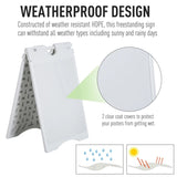 22"x28" Plastic Folding A-Frame Outdoor Advertising Board 61947689