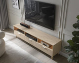 ZUN LED TV Stand LED Entertainment Center with Storage Modern LED Media Console Tables LED TV Cabinet W2178138777