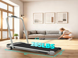 3 in 1 Under Desk Treadmill with Incline,Foldable Treadmills Home, Walking Pad with Handle Bar K1163P389561