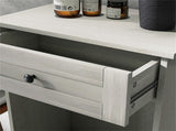 Kitchen Tilt-Out Trash Bin Cabinet, Free-Standing Storage Cabinet with Drawer for Garbage & Utensils 61271073