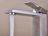 Single Handle Sink Brushed Nickel Vanity Bathroom Faucet, Basin Mixer Tap 62080109