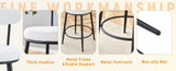Fashionable and Comfortable - Two Sets of Ergonomic High Legged Bar Chairs,With White Fabric W1151P279690