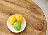 Natural Wood Grain MDF Round Coffee Table - 21.6" Diameter, 19.7" Height.Natural Wood Grain Texture W2920P232763