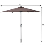 9 Feet LED Solar Umbrella 90299232
