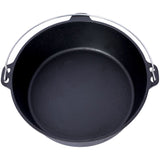 Pre-Seasoned Cast Iron Dutch Oven With Skillet Lid, Outdoor Camping Deep Pot for Camping Fireplace W465P236471