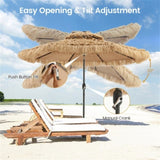 9 Foot Portable Beach Umbrella with Led Lights. 22940480