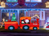 8.6 feet Christmas inflatable train Christmas decorations 71256370