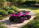 12V Ride on ATV, 4 Wheeler Kids with Dual Motors, Soft Start, Battery Display, Music & Lights, 45111702