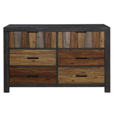 ZUN Unique Style Multi Color Finish Modern Industrial Bedroom Furniture 1pc Dresser, 6 Dovetail Drawers B011P183417