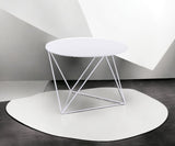 Epidia White color Display & Utility Accent Table B2726P243242