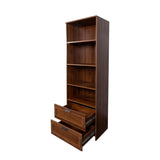 Bookshelf with Drawers, 70.87" Tall, 4 Shelf, Modern, Home Office, Living Room, Study W331P265269