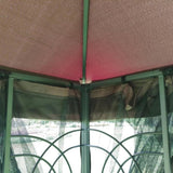 10x10 Outdoor Patio Gazebo Canopy Tent With Ventilated Double Roof And Mosquito net 32388179