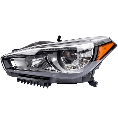 ZUN Headlight Assembly Non AFS Full LED For Infiniti Q70 Sedan 2015-2019 Driver Side Headlamp 44035058