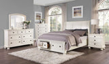 ZUN Transitional White Finish Dresser of 7 Drawers Jewelry Tray Traditional Design Bedroom Wooden B011P143960