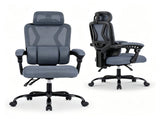Ergonomic Mesh Office Chair with Adjustable Headrest & Lumbar Support, 90&deg-135&deg Reclining 58635067