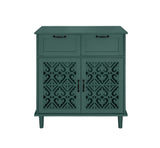 ZUN 2 Door 2 Drawer Cabinet, American Furniture, Suitable for Bedroom, Living Room, Study W688P179038