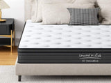 Twin Size Mattress,12 Inch Hybrid Mattress, Individually Pocketed Innerspring, Medium Firm T3962P406342