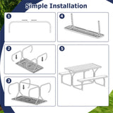 Picnic Table Bench Set Green 87099332