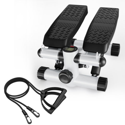 ZUN Steppers for Exercise, Stair Stepper with Resistance Bands, Mini Stepper with 330LBS Loading 85403615