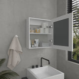 Luma Medicine Cabinet with Mirror Door 20.5" High Cabinet Organizer with Two interior Shelves for B200P235863