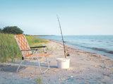 Set of 2 Webbed Folding Beach Chairs, Outdoor Patio Lawn Foldable Chairs for Camping Fishing Yard 67485456
