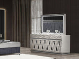Lavita Modern & Contemporary Style Mirror Made with Wood and Gold Accents in Black & Gold. B009P245896