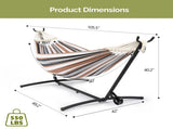 Double with Spreader Bar & Heavy-Duty 9ft Steel Wheel Stand, Brazilian Set, Portable 19743058