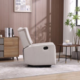 ZUN COOLMORE Recliner Chair,360 Degree Swivel Nursery Chair,Glider Chair,Modern Small W1539P151225