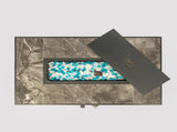 Outdoor Fire Table Propane Fire Pit Rattan gas fire table, gas fire table with tile tabletop 12282239