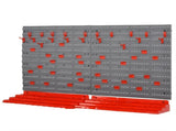 54 Piece Tool organizer with 50 Hooks ,Pegboard and Shelf Tool Organizer Wall Mounted DIY Storage 68888583