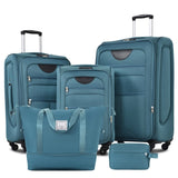 Softside Luggage Expandable 3 Piece Set Suitcase with Duffel Bag Upright Spinner Softshell N732P201004F