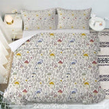 3 Pieces Mushroom Decoration Comforter Set Soft Bedding Set for Kids Down Alternative Twin Size 67844065