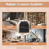 COOLMORE Corduroy Barrel Chair, Comfortable Accent Sofa Chair for Living Room, 360 Degree W395P220274