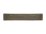 Acacia Outdoor Bench,Sandblast Gray Finish and Black,set of 2 63086.00GRY