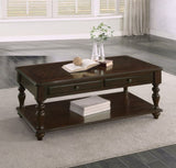 Modern Traditional Style Cocktail Table Lift Top Storage Shelf Espresso Finish Living Room Furniture B011P297496