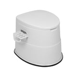 ZUN Portable Toilet with Non-slip insert Grey 74252362