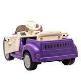 ZUN 12V Kids Ride On truck car w/parents control, Licensed Chevrolet 3100 pickup,electric car for W1396P183800