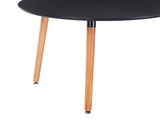 Extensible table,DINING TABLE,OFFICE TABLE,COFFEE TABLE,wood leg,MDF top,100/140/180x100x75cm,black W234P254262