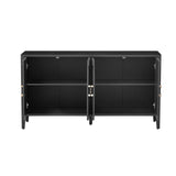 U_Style Sophisticated Fir Veneer Cabinet with Textured Finish,Suitable for Corridor, Entrance, N711P235226B