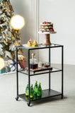 S/6 Alaine Bar Set with Mango Wood Stand W2078P285508